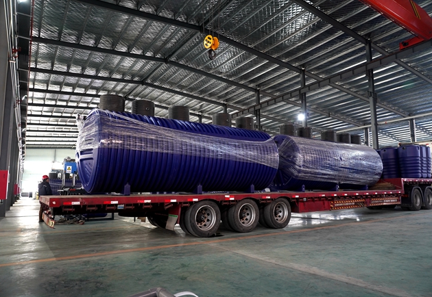 一體化污水處理設備發(fā)貨展示